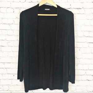 💚 Softwear by Mark Singer Black Cardigan (M)